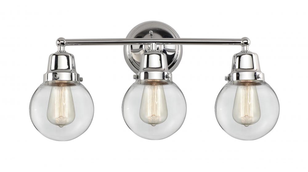 Beacon - 3 Light - 22 inch - Polished Chrome - Bath Vanity Light