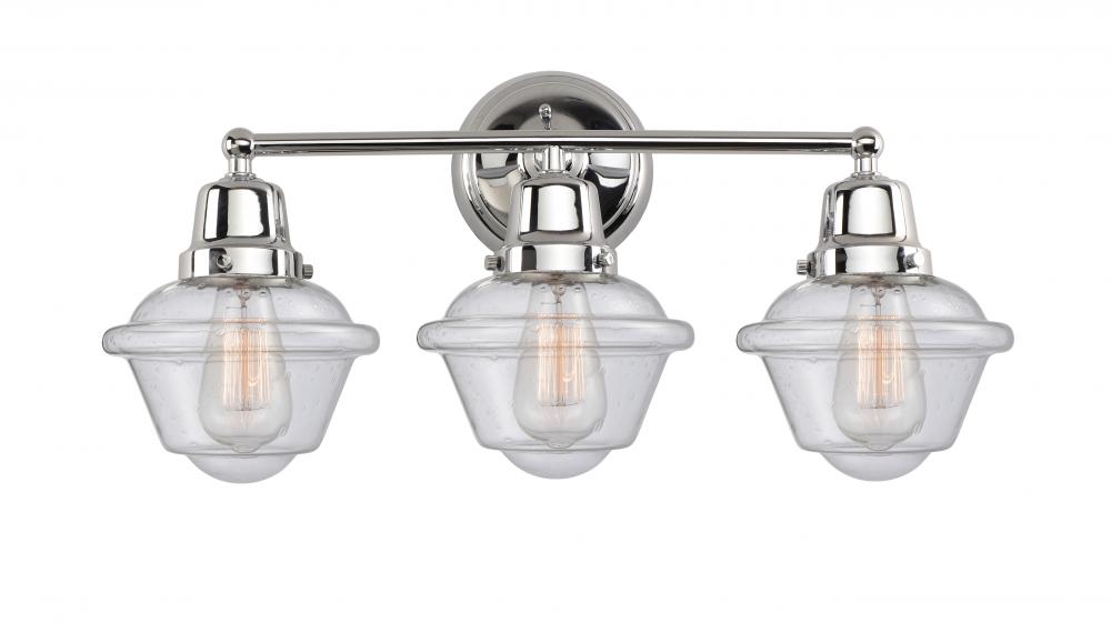 Oxford - 3 Light - 24 inch - Polished Chrome - Bath Vanity Light