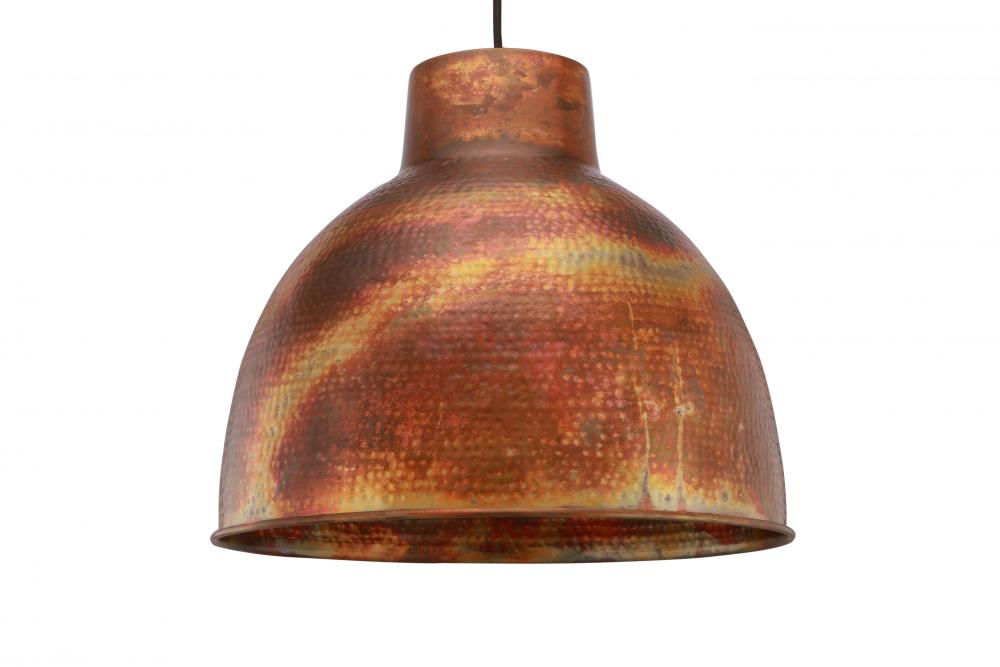 Charita - 1 Light - 16 inch - Burnt Copper - Cord hung - Pendant