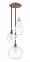 Innovations Lighting 113B-3P-AC-G652-MU - Cindyrella 3 Light 14 inch Multi-Pendant