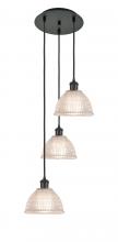 Innovations Lighting 113B-3P-BK-G422 - Arietta - 3 Light - 15 inch - Matte Black - Cord Hung - Multi Pendant