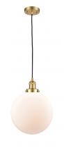 Innovations Lighting 201C-SG-G201-12 - Beacon - 1 Light - 12 inch - Satin Gold - Cord hung - Mini Pendant