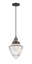 Innovations Lighting 201CSW-BAB-G664-7 - Bullet - 1 Light - 7 inch - Black Antique Brass - Cord hung - Mini Pendant