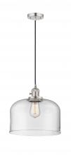 Innovations Lighting 201CSW-PN-G72-L - Bell - 1 Light - 12 inch - Polished Nickel - Cord hung - Mini Pendant