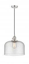 Innovations Lighting 201CSW-PN-G74-L - Bell - 1 Light - 12 inch - Polished Nickel - Cord hung - Mini Pendant