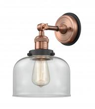 Innovations Lighting 203BP-ACBK-G72 - Bell - 1 Light - 8 inch - Antique Copper - Sconce