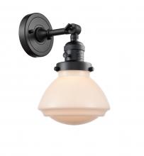 Innovations Lighting 203SW-BK-G321 - Olean - 1 Light - 7 inch - Matte Black - Sconce