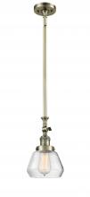 Innovations Lighting 206-AB-G172 - Fulton - 1 Light - 7 inch - Antique Brass - Stem Hung - Mini Pendant