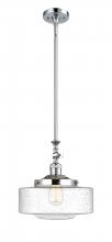 Innovations Lighting 206-PC-G694-12 - Bridgeton - 1 Light - 12 inch - Polished Chrome - Stem Hung - Mini Pendant