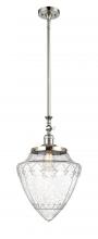 Innovations Lighting 206-PN-G664-12 - Bullet - 1 Light - 12 inch - Polished Nickel - Stem Hung - Mini Pendant