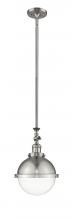  206-SN-HFS-82-SN - Hampden - 1 Light - 9 inch - Brushed Satin Nickel - Stem Hung - Mini Pendant