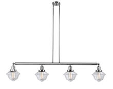 Innovations Lighting 214-PC-G532 - Oxford - 4 Light - 52 inch - Polished Chrome - Stem Hung - Island Light