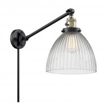 Innovations Lighting 237-BAB-G222 - Seneca Falls - 1 Light - 10 inch - Black Antique Brass - Swing Arm