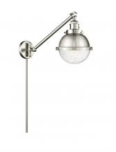 Innovations Lighting 237-SN-HFS-64-SN - Hampden - 1 Light - 7 inch - Brushed Satin Nickel - Swing Arm