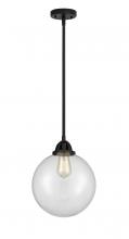 Innovations Lighting 288-1S-BK-G202-10 - Beacon - 1 Light - 10 inch - Matte Black - Cord hung - Mini Pendant