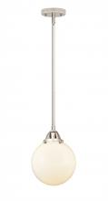 Innovations Lighting 288-1S-PN-G201-8 - Beacon - 1 Light - 8 inch - Polished Nickel - Cord hung - Mini Pendant