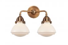 Innovations Lighting 288-2W-AC-G321 - Olean - 2 Light - 15 inch - Antique Copper - Bath Vanity Light