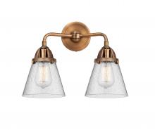 Innovations Lighting 288-2W-AC-G64 - Cone - 2 Light - 14 inch - Antique Copper - Bath Vanity Light