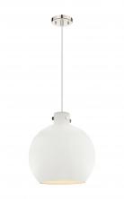 Innovations Lighting 410-1PL-PN-M410-16W - Newton Sphere - 1 Light - 16 inch - Polished Nickel - Cord hung - Pendant