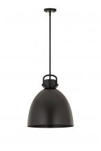 Innovations Lighting 410-1SL-BK-M412-14BK - Newton Bell - 1 Light - 14 inch - Matte Black - Pendant