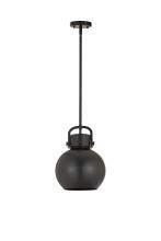 Innovations Lighting 410-1SM-BK-M410-10BK - Newton Sphere - 1 Light - 10 inch - Matte Black - Mini Pendant