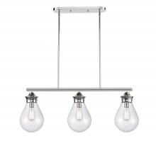 Innovations Lighting 414-3I-PC-8SDY - Genesis - 3 Light - 39 inch - Polished Chrome - Cord hung - Island Light