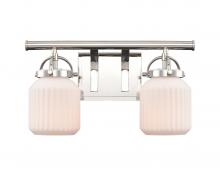 Innovations Lighting 416-2W-PN-G416-6WH - Latreille - 2 Light - 16 inch - Polished Nickel - Bath Vanity Light