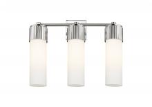 Innovations Lighting 428-3W-PN-G428-12WH - Bolivar - 3 Light - 21 inch - Polished Nickel - Bath Vanity Light