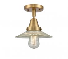 Innovations Lighting 447-1C-BB-G2 - Halophane - 1 Light - 9 inch - Brushed Brass - Flush Mount