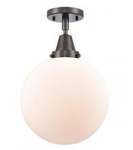 Innovations Lighting 447-1C-OB-G201-10 - Beacon - 1 Light - 10 inch - Oil Rubbed Bronze - Flush Mount