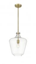 Innovations Lighting 493-1S-BB-G502-12 - Norwalk - 1 Light - 12 inch - Brushed Brass - Stem hung - Mini Pendant