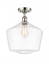 Innovations Lighting 516-1C-PN-G652-12 - Cindyrella - 1 Light - 12 inch - Polished Nickel - Semi-Flush Mount