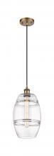 Innovations Lighting 516-1P-BB-G557-8CL - Vaz - 1 Light - 8 inch - Brushed Brass - Cord hung - Mini Pendant