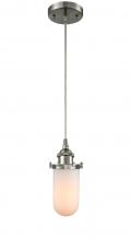 Innovations Lighting 516-1P-SN-CE231-W - Kingsbury - 1 Light - 4 inch - Brushed Satin Nickel - Cord hung - Mini Pendant