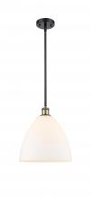 Innovations Lighting 516-1S-BAB-GBD-121 - Bristol - 1 Light - 12 inch - Black Antique Brass - Mini Pendant