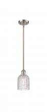 Innovations Lighting 516-1S-SN-G559-5CL - Bridal Veil - 1 Light - 5 inch - Brushed Satin Nickel - Mini Pendant