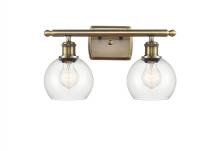 Innovations Lighting 516-2W-AB-G122-6 - Athens - 2 Light - 16 inch - Antique Brass - Bath Vanity Light