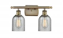 Innovations Lighting 516-2W-AB-G257 - Caledonia - 2 Light - 15 inch - Antique Brass - Bath Vanity Light