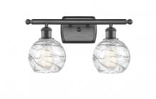 Innovations Lighting 516-2W-OB-G1213-6 - Athens Deco Swirl - 2 Light - 16 inch - Oil Rubbed Bronze - Bath Vanity Light