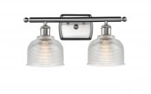 Innovations Lighting 516-2W-SN-G412 - Dayton - 2 Light - 16 inch - Brushed Satin Nickel - Bath Vanity Light