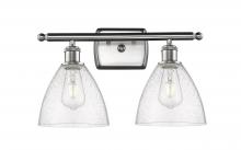 Innovations Lighting 516-2W-SN-GBD-754 - Bristol - 2 Light - 18 inch - Brushed Satin Nickel - Bath Vanity Light