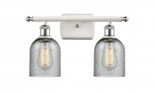 Innovations Lighting 516-2W-WPC-G257 - Caledonia - 2 Light - 15 inch - White Polished Chrome - Bath Vanity Light