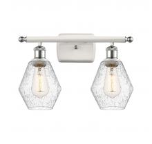 Innovations Lighting 516-2W-WPC-G654-6 - Cindyrella - 2 Light - 16 inch - White Polished Chrome - Bath Vanity Light