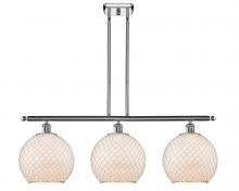 Innovations Lighting 516-3I-PC-G121-10CSN - Farmhouse Chicken Wire - 3 Light - 37 inch - Polished Chrome - Cord hung - Island Light