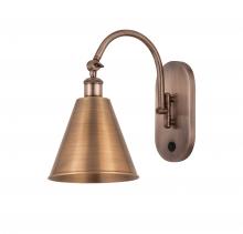 Innovations Lighting 518-1W-AC-MBC-8-AC - Berkshire - 1 Light - 8 inch - Antique Copper - Sconce