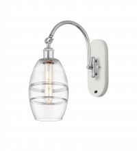 Innovations Lighting 518-1W-WPC-G557-6CL - Vaz - 1 Light - 6 inch - White Polished Chrome - Sconce