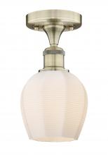 Innovations Lighting 616-1F-AB-G461-6 - Norfolk - 1 Light - 6 inch - Antique Brass - Semi-Flush Mount