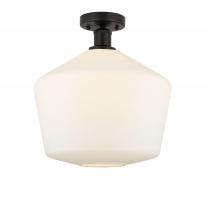 Innovations Lighting 616-1F-OB-G651-12 - Cindyrella - 1 Light - 12 inch - Oil Rubbed Bronze - Semi-Flush Mount