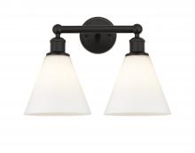 Innovations Lighting 616-2W-OB-GBC-81 - Berkshire - 2 Light - 17 inch - Oil Rubbed Bronze - Bath Vanity Light