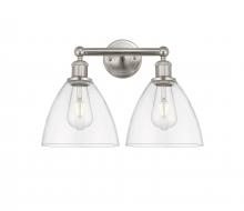 Innovations Lighting 616-2W-SN-GBD-752 - Bristol - 2 Light - 17 inch - Brushed Satin Nickel - Bath Vanity Light